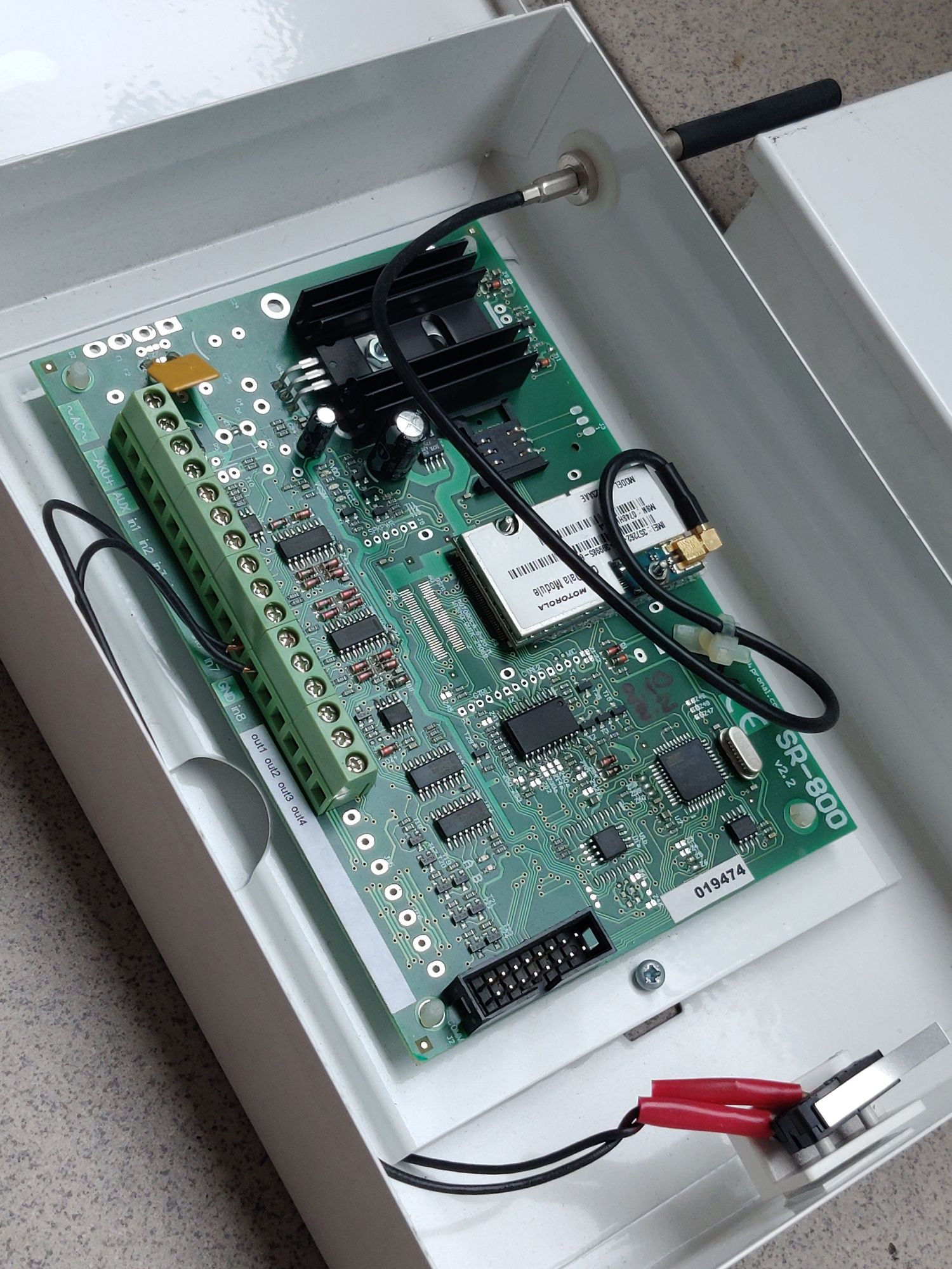 1szt Nadajnik moduł gsm sms MOTOROLA G24 bramka monitoring ochrona
