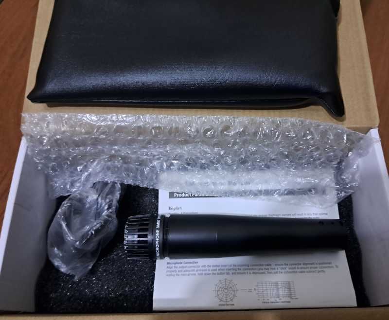 SM57 - динамічний кардіоїдний інструментальний мікрофон