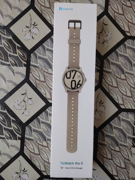 Смарт-годинник TicWatch Pro 5 Sandstone / NEW/ Запечатаний/ Wear OS