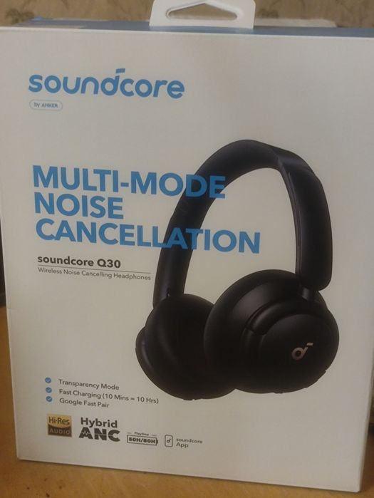 Наушники блютус Soundcore life Q30 с активным шумодавом - Звук БОМБА