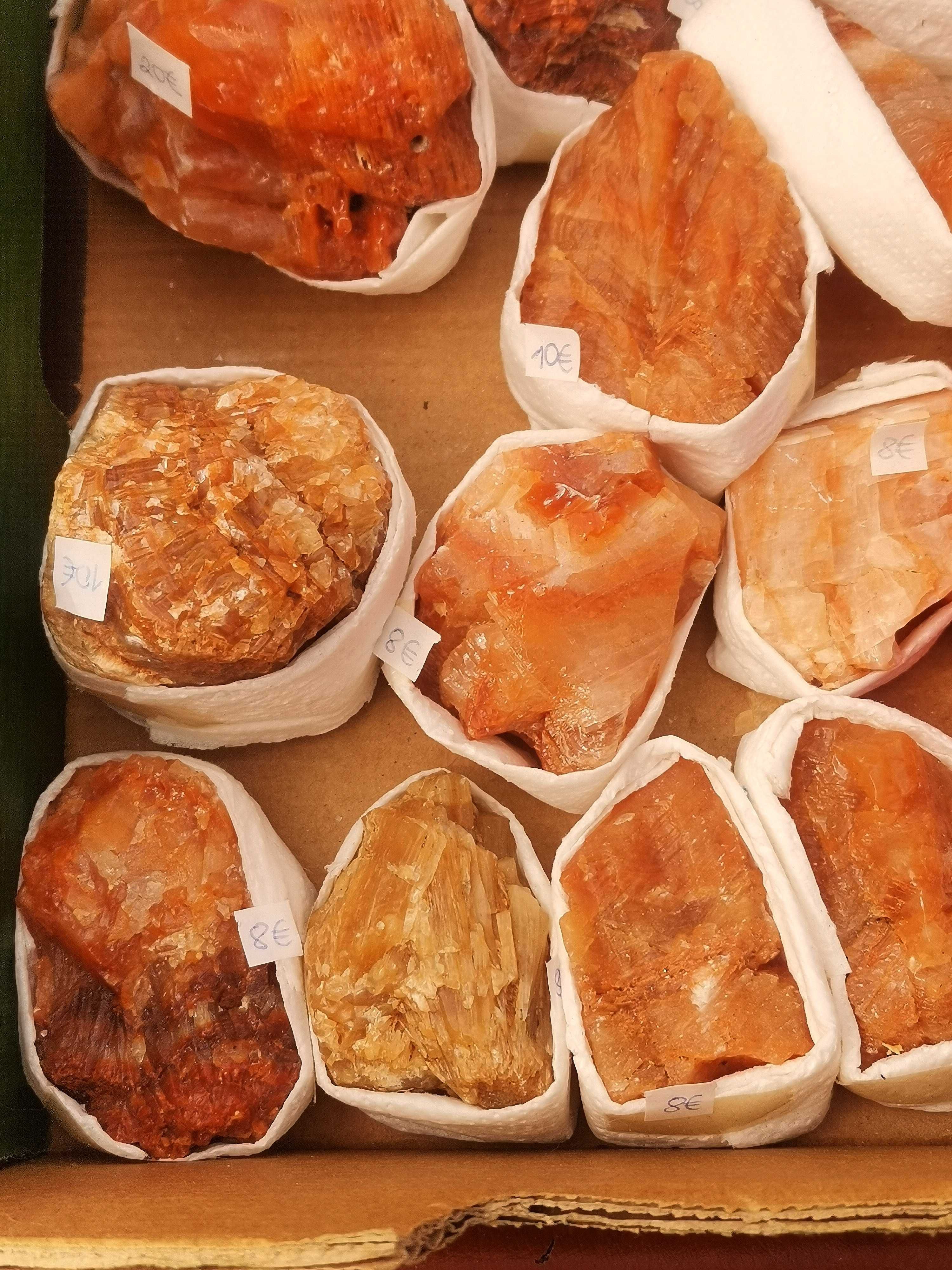 Pedras calcite minerais
