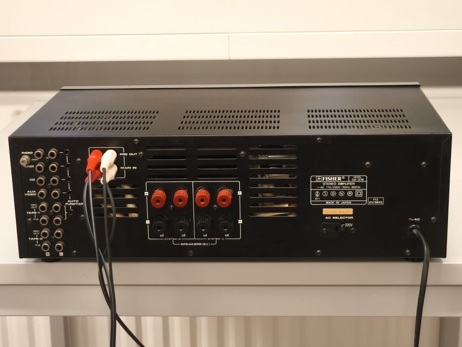 Топовий підсилювач Fisher CA-276 ! 2x150 Вт! 16 кг. Відмінний стан !