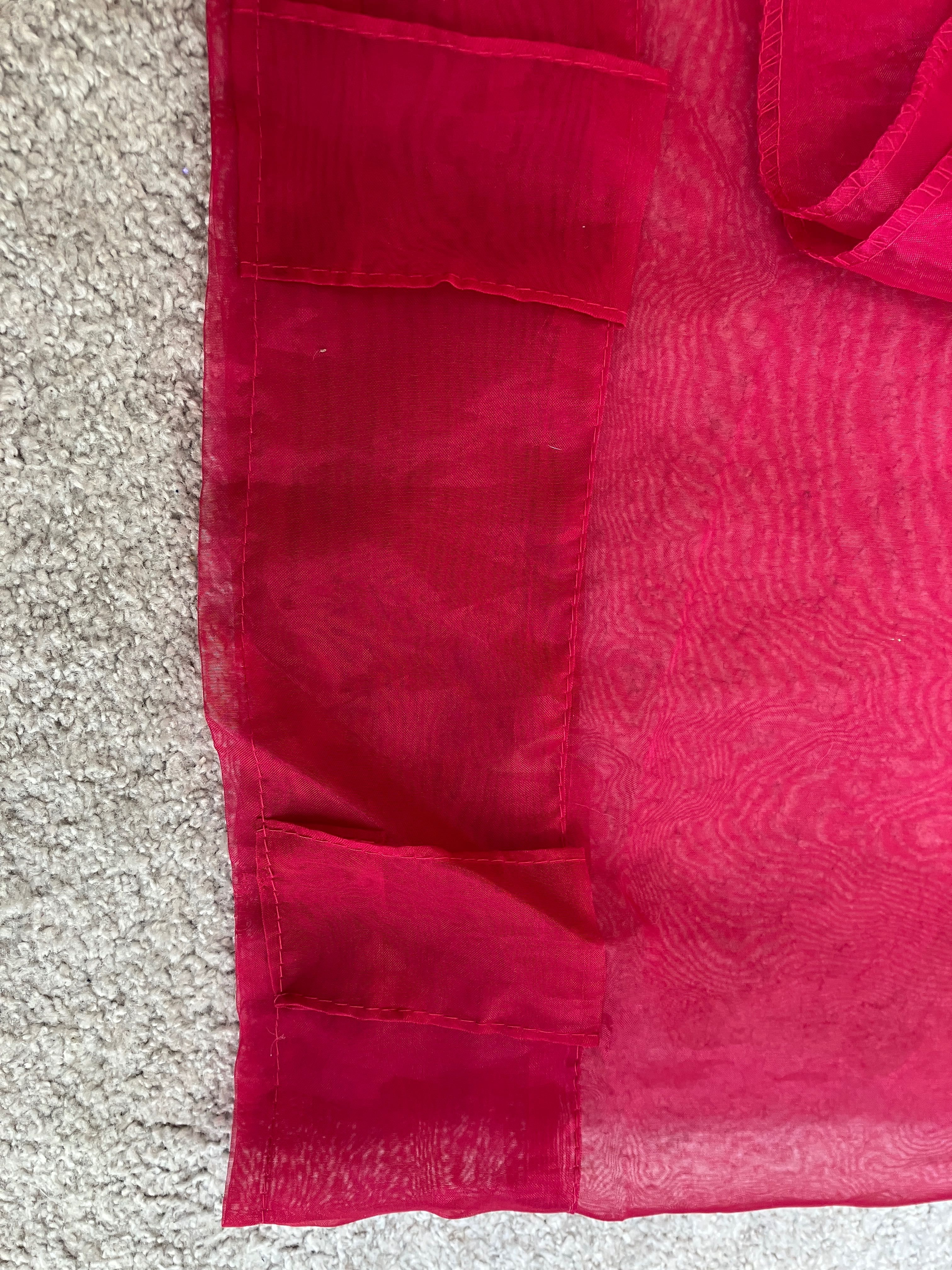 Zasłony prześwitujące Ikea sarita różowe 300x145cm