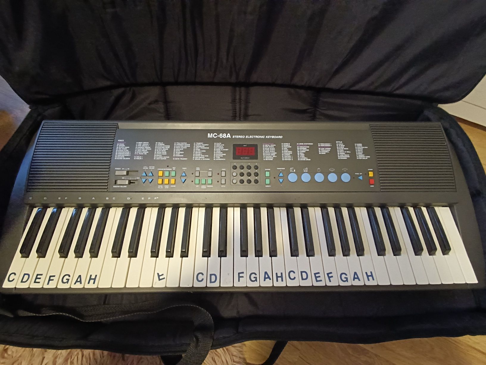 Keyboard mc-68a stereo electronic