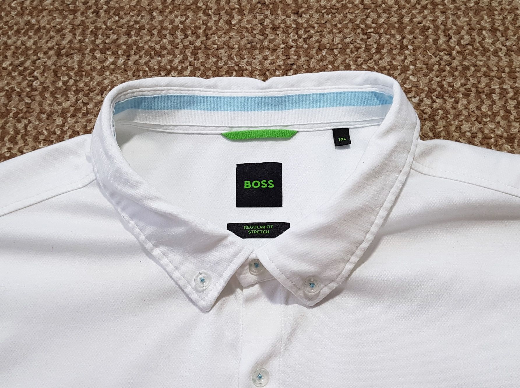 HUGO BOSS теніска сорочка 3XL stretch regular fit оригінал