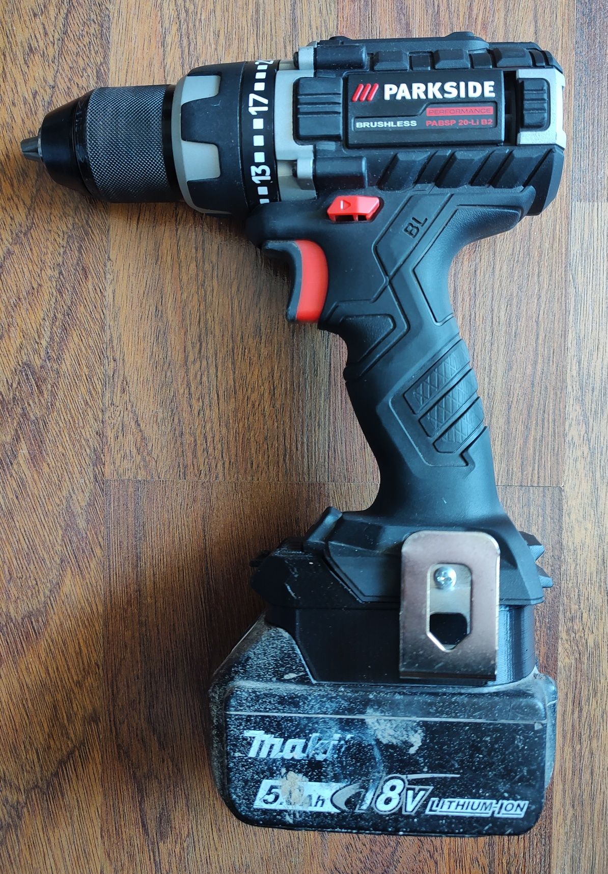 Adapter Parkside X20V Team na baterie Makita LXT