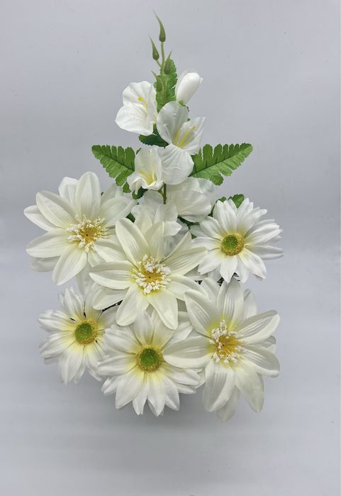 Stroik na Grób Cmentarz Sztuczne Kwiaty Kompozycja