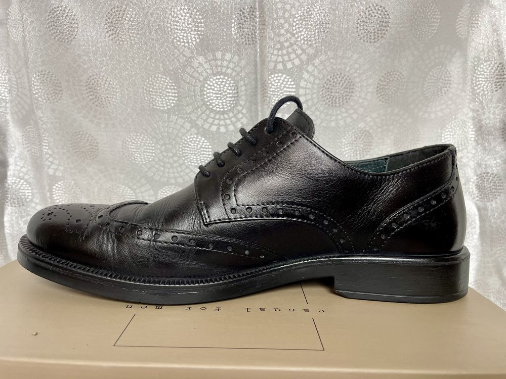 Чорні класичні італійські туфлі Imac 42 розмір
