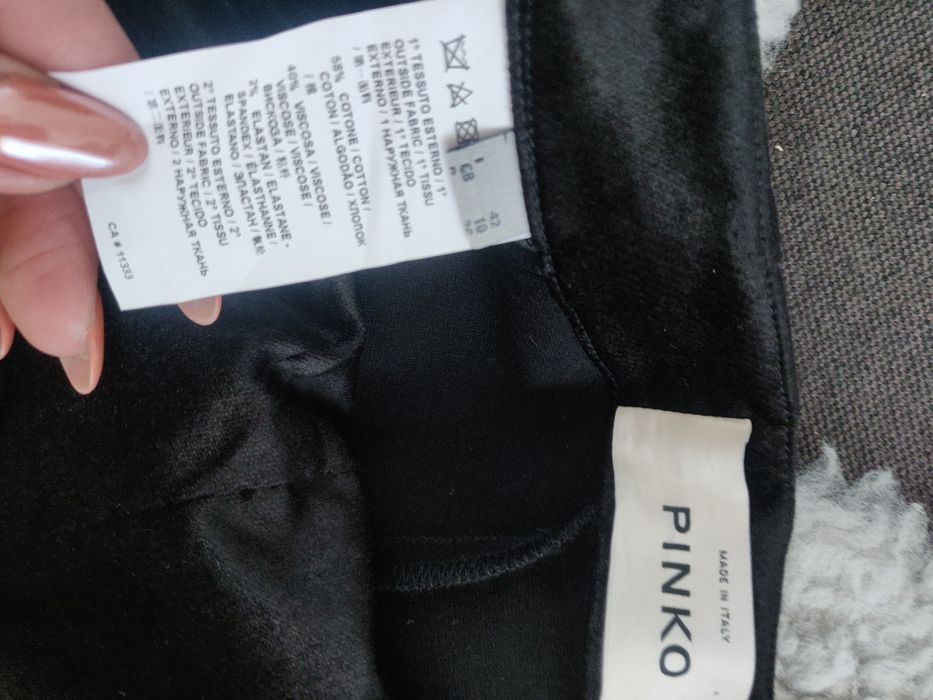 Legginsy z lampasem Pinko