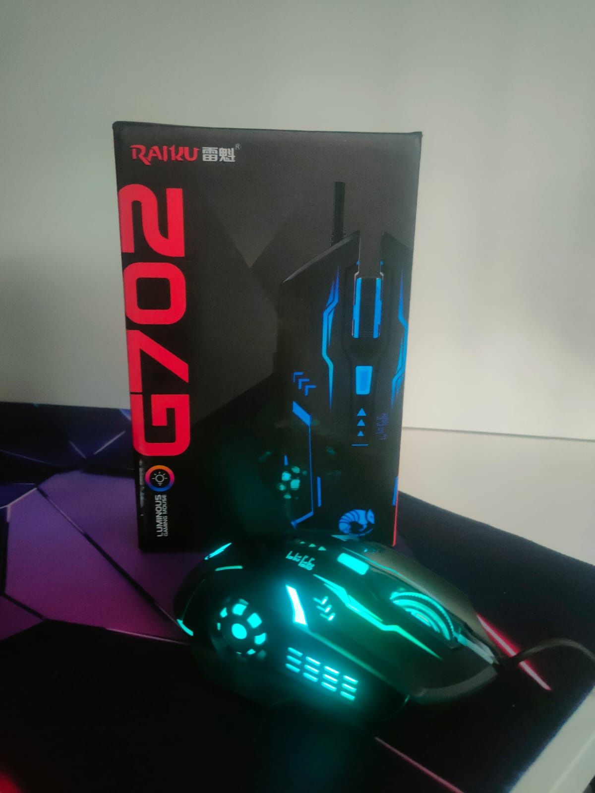 Mysz przewodowa led