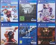 VR zestaw 6 gier na konsolę PS4