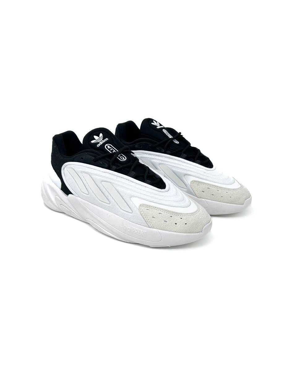 Чоловічі кросівки Adidas Ozelia білий з чорним D515 НОВИЗНА