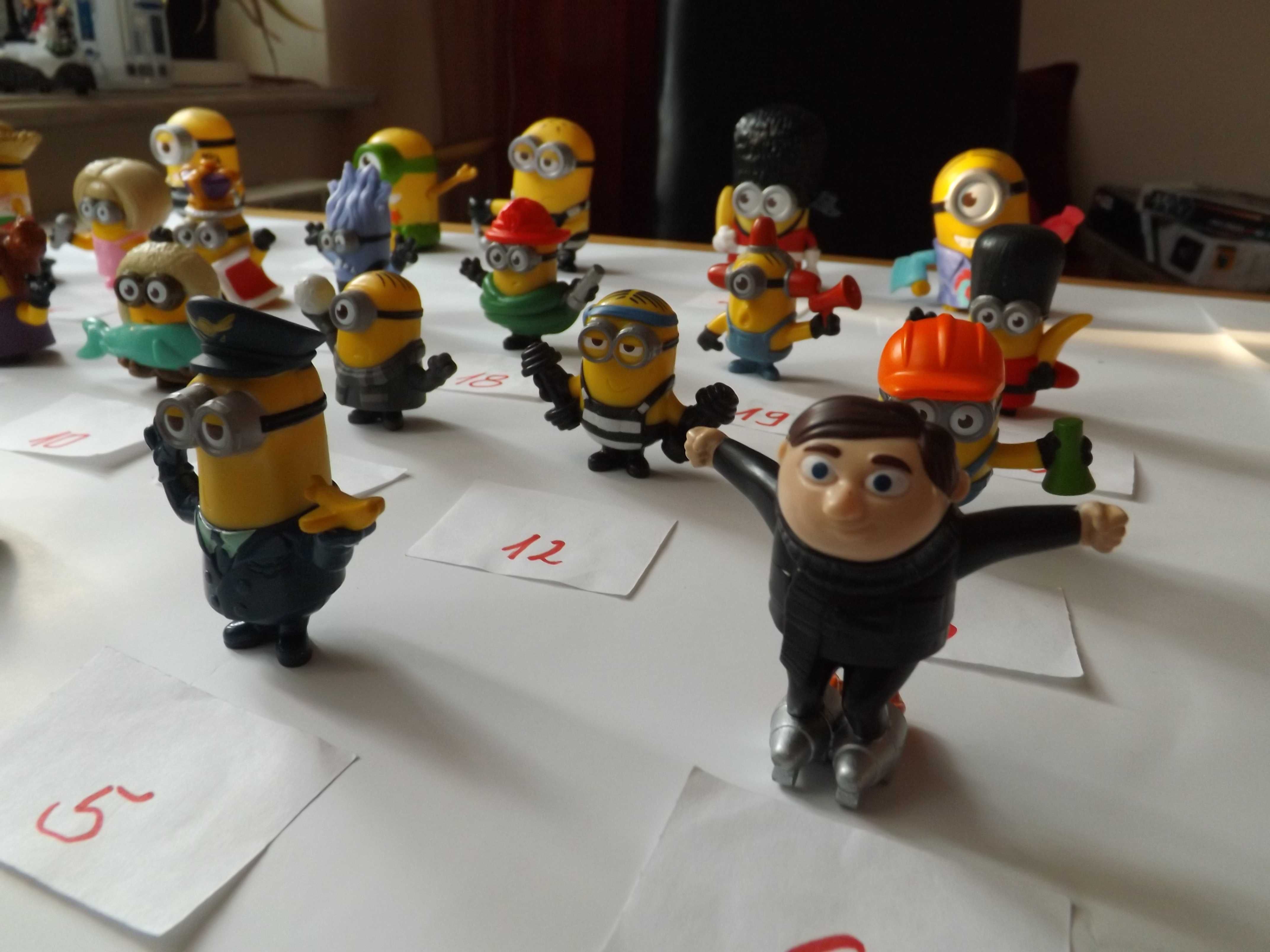 Minionki, dvd, figurki, kolekcja , plan lekcji