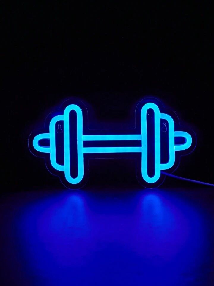 LED Neon LED podświetlany USB sztanga Gym