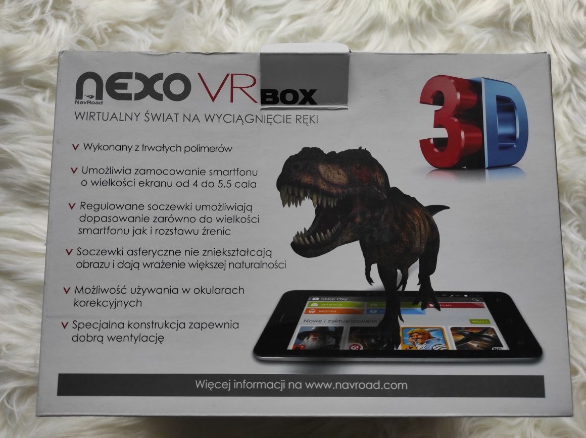 NEXO VR BOX okulary Wirtualna Rzeczywistość Nowe