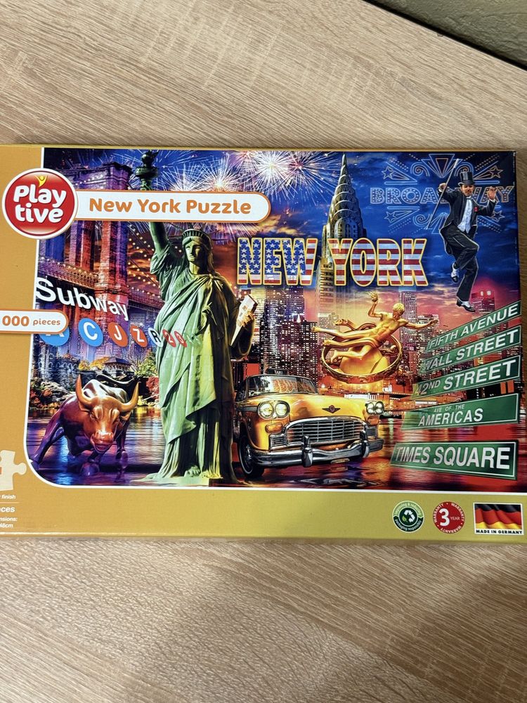 Головоломка Пазли Playtive США, Нью-Йорк 1000 Німеччина