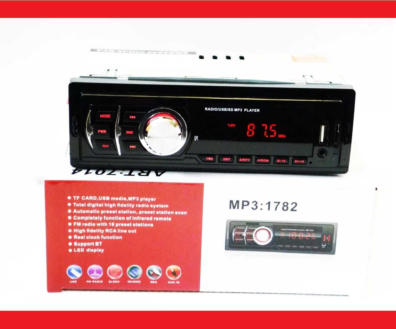 Автомагнитола Pioneer 1782 ISO - MP3 Player, FM, USB, microSD, AUX