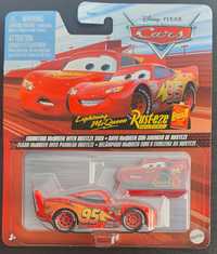 Cars Auta Zygzak McQueen Z Banerem Nowy Mattel Disney