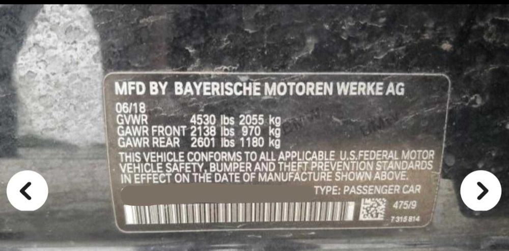 BMW 3 Series 2018 F30  330e eDrive iPerformance БМВ 330 з Америки