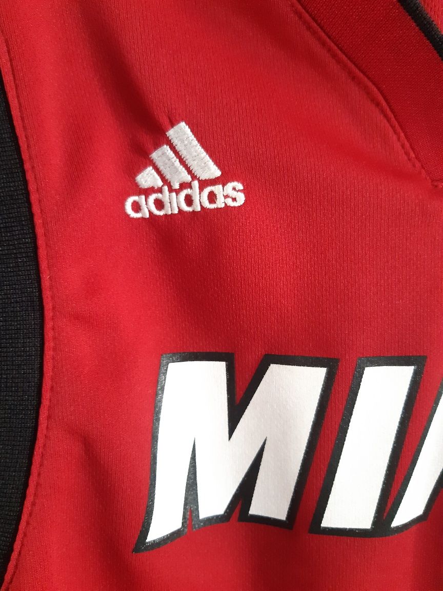 Koszulka chłopięca Adidas roz. S NBA LeBron James Miami Heat