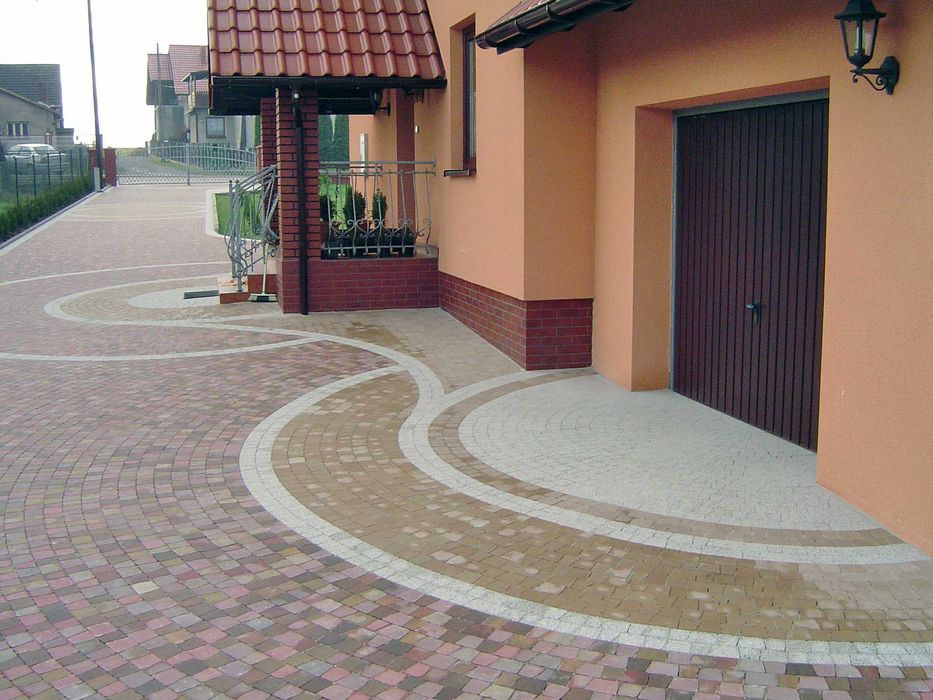 Układanie kostki brukowej, brukowanie, aranżacja ogrodów.