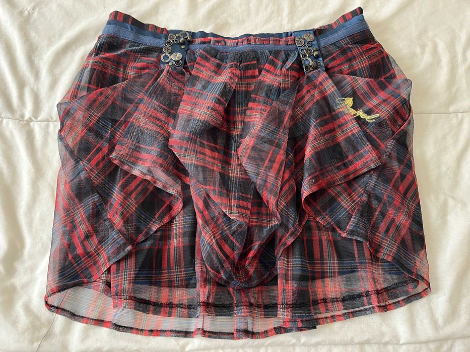 Desigual - Saia Curta em Tule (Tam L)