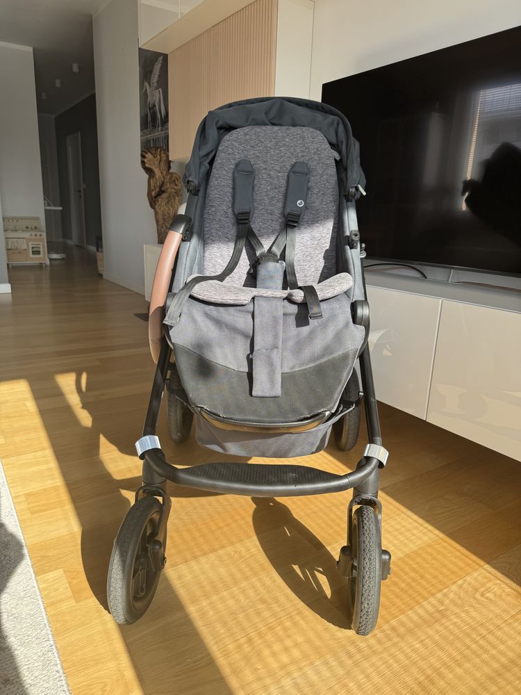 Maxi-Cosi Lila XP Plus z gondolą Oria XXL - komplet akcesoriów BDB stn