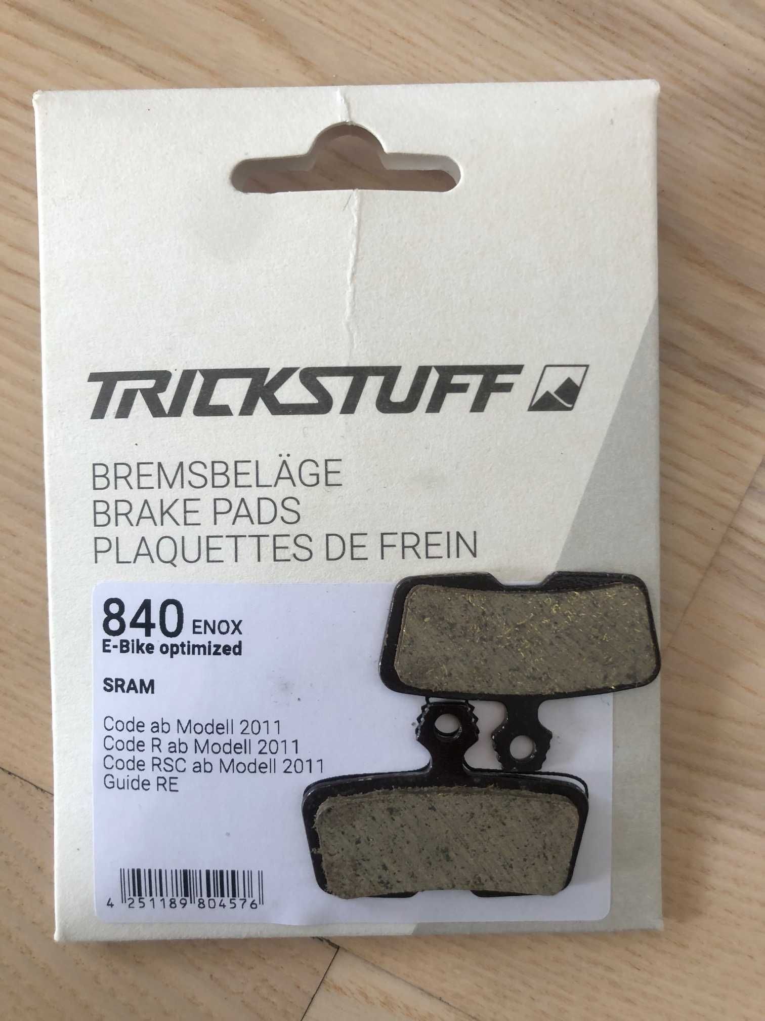 Klocki Hamulcowe TRICKSTUFF 840 SRAM Code Rs R Guide RE ebike elektryk