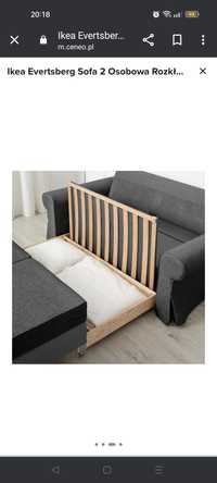 Sofa 2 osobowa rozkładana Ikea