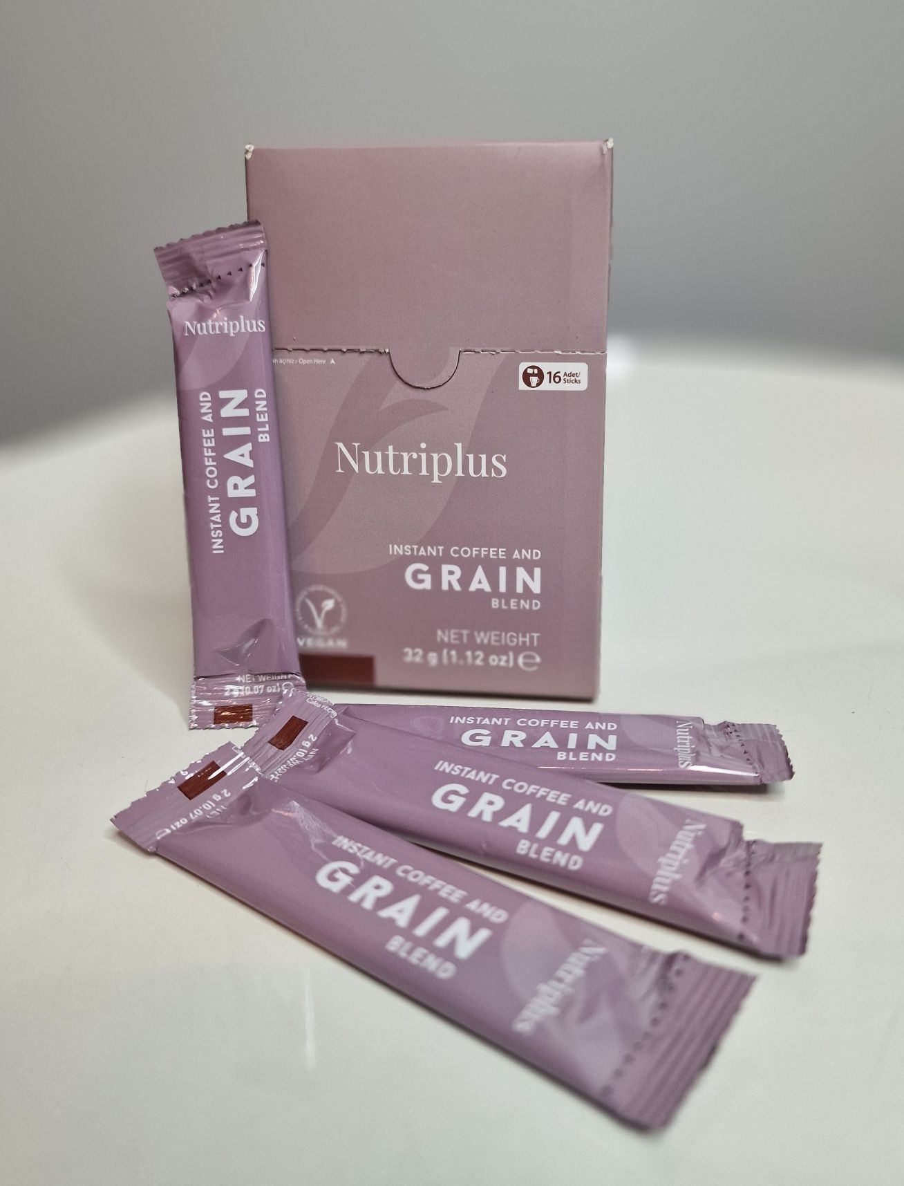 Turecka Kawa Zbożowa Instant Nutriplus NutriCoffee Wit: E+B1