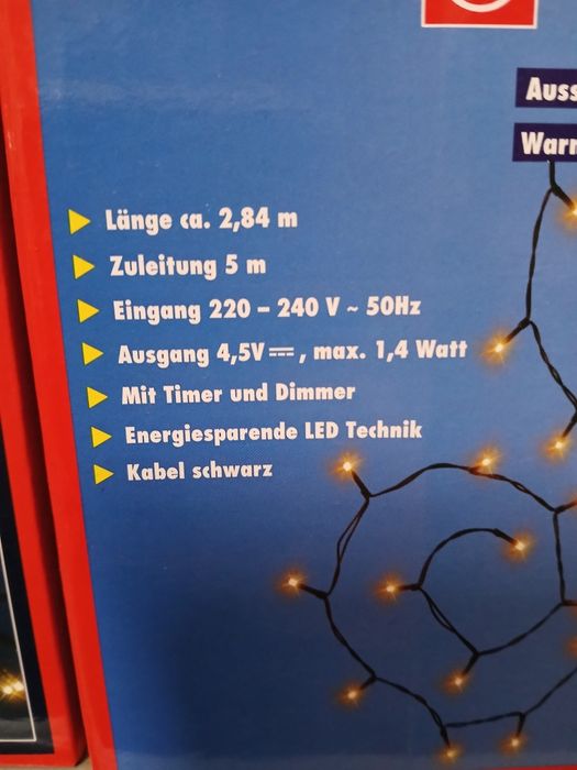 Lampki  bozonarodzeniowe 40led