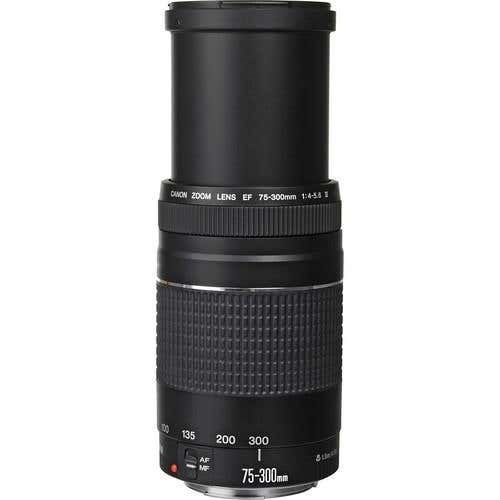 Objetiva Canon EF 75-300 mm f/4-5.6 III USM’s
