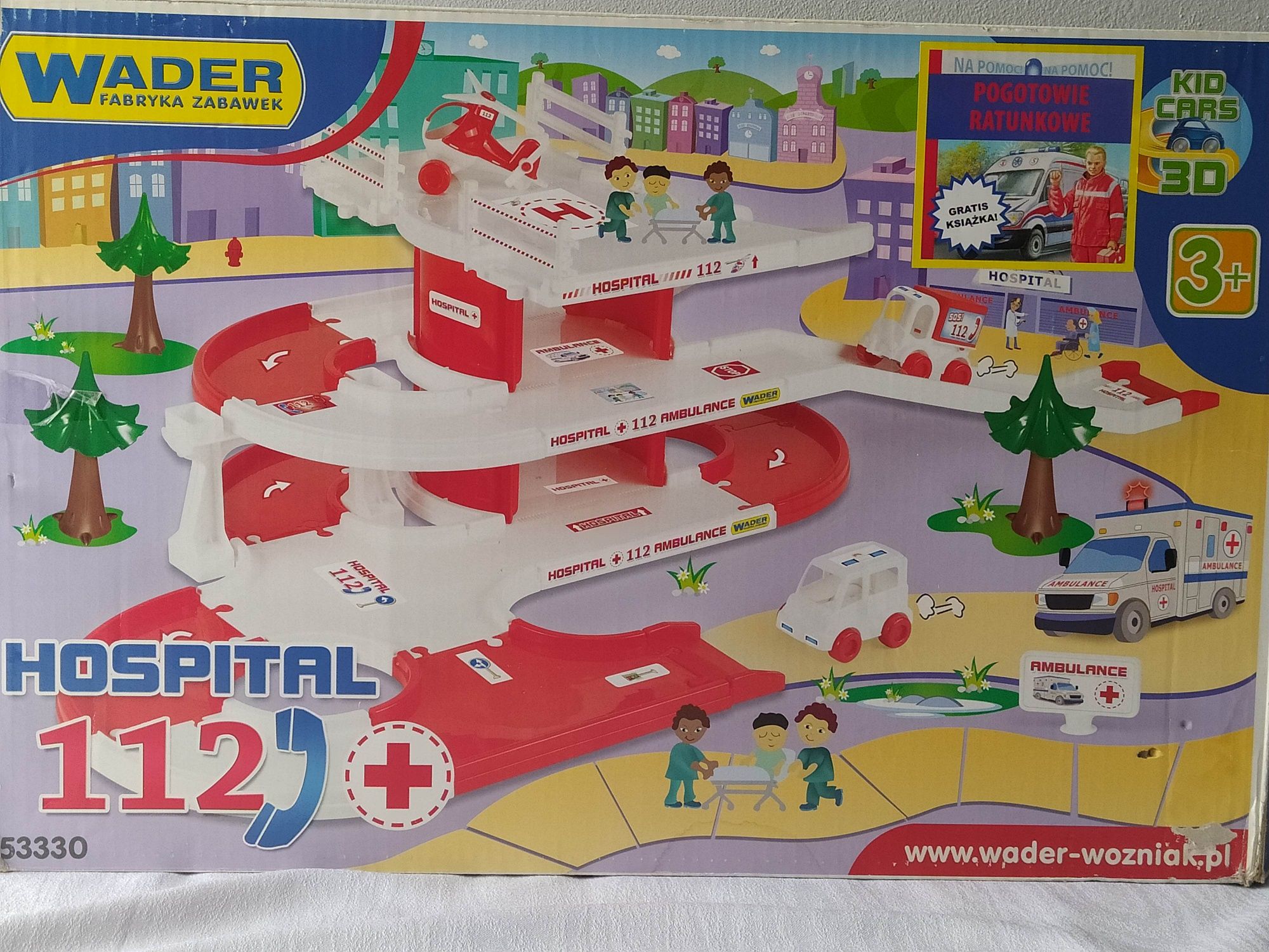 WYSYŁKA od 1 zł. WADER SZPITAL / tor do zjeżdżania, klocki 3+