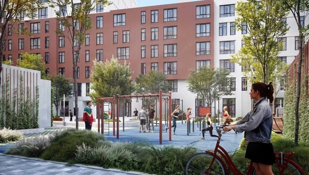 1-кімнатна квартира 46.5 м2 в ЖК Father — простора кухня