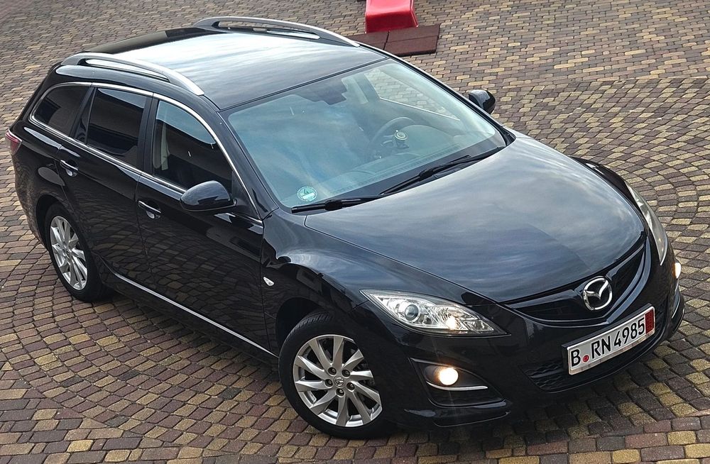 Mazda 6 2.0 PieknA SKÓRA&ALKANTA  Bose Grzane fotele Orginalny Lakier ZABDANA!