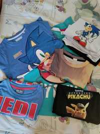 Roupa Criança Sonic e Angry Birds