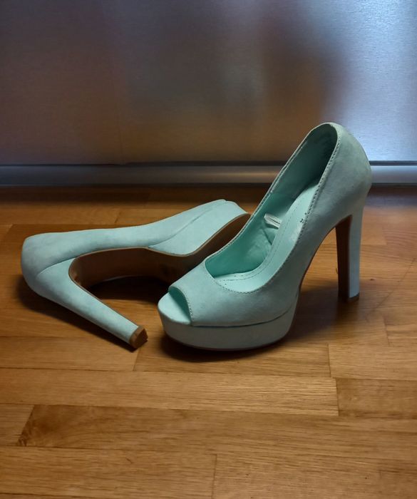 Buty letnie damskie sandałki na platformie H&M 37