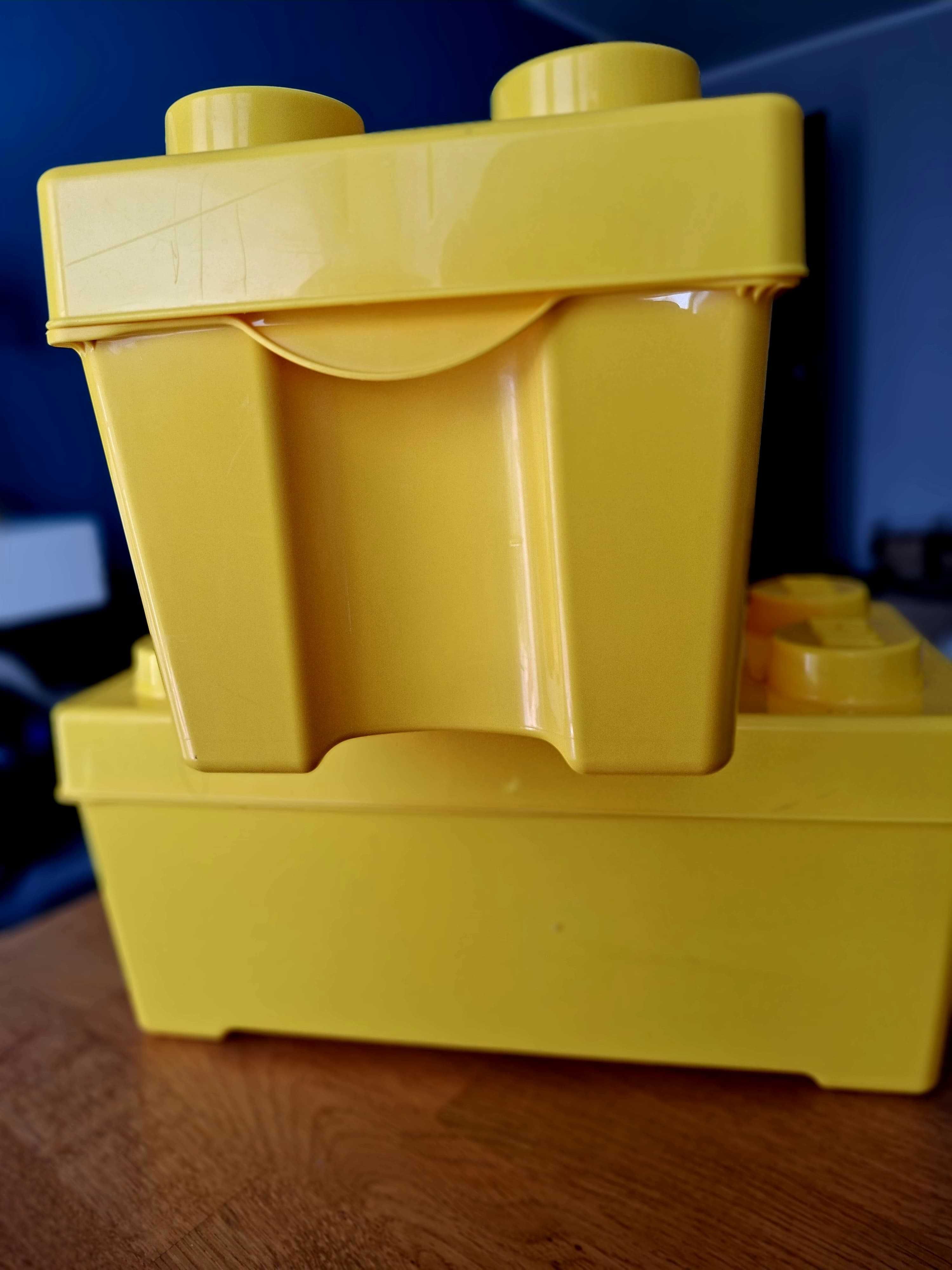 Lego Pudełko Klocek Żółty [cena za 1 szt.]
