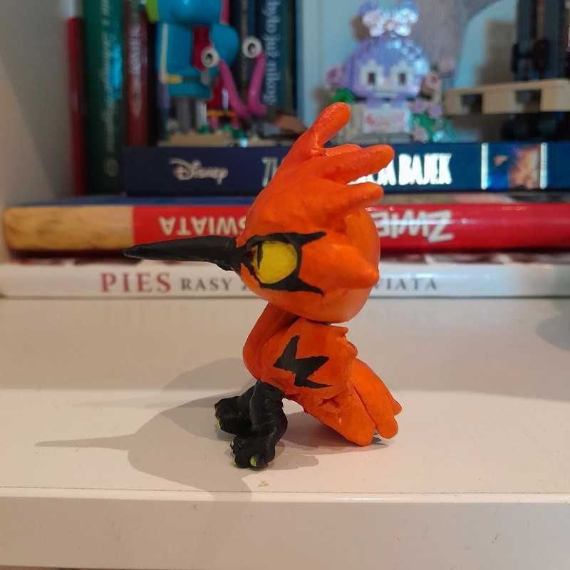 Galeriański Galar Zapdos pokemon custom kaczka lps littlest pet shop