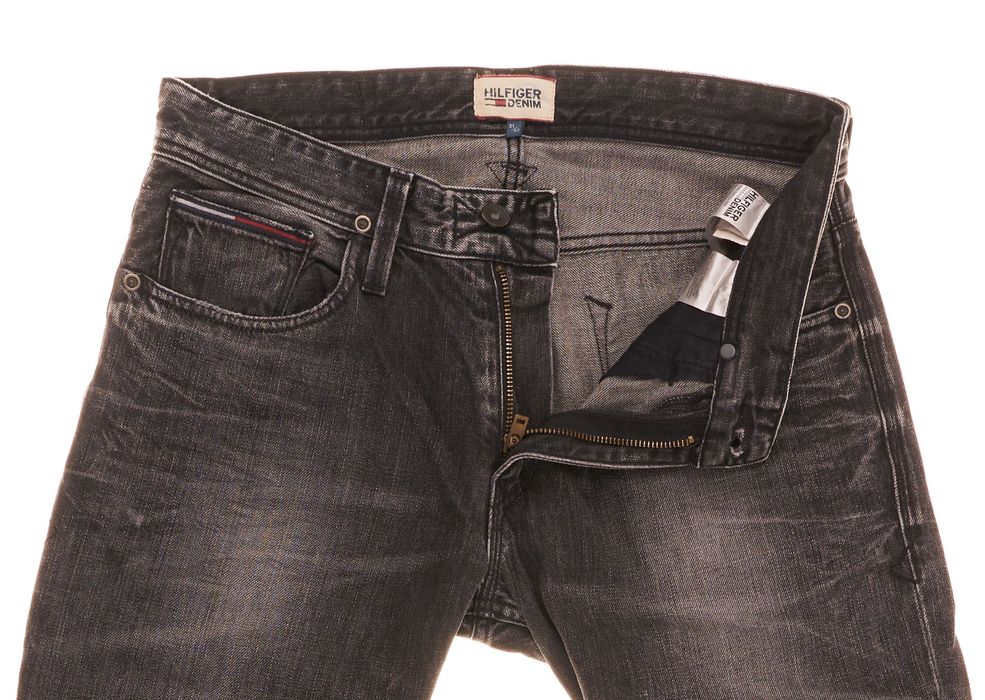 Spodnie Tommy Hilfiger Ryan Harlow Black W31 L32 Męskie Jeans Slim