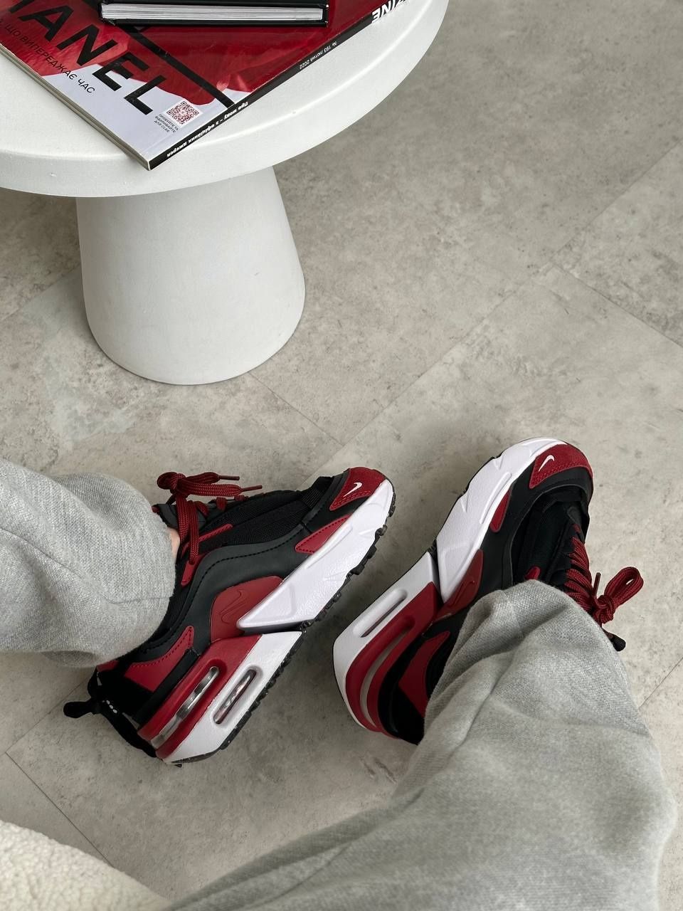 Нові Nike Air Max Furyosa Burgundy Black/Кроссовки/Взуття/Обувь/ Жіноч