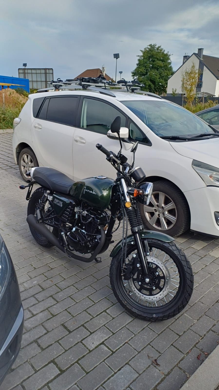 Motocykl junak 125 racer cafe