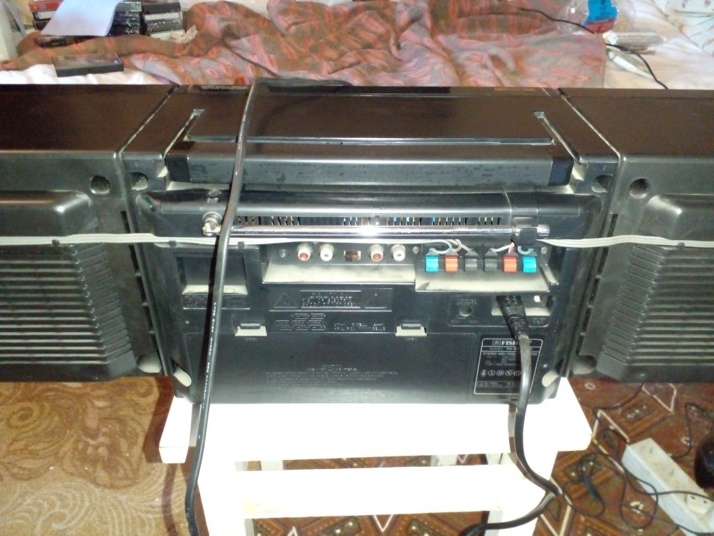 Винтажный 2-х кассетный магнитофон Фишер