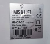 Oczyszczacz powietrza Hans&Luft