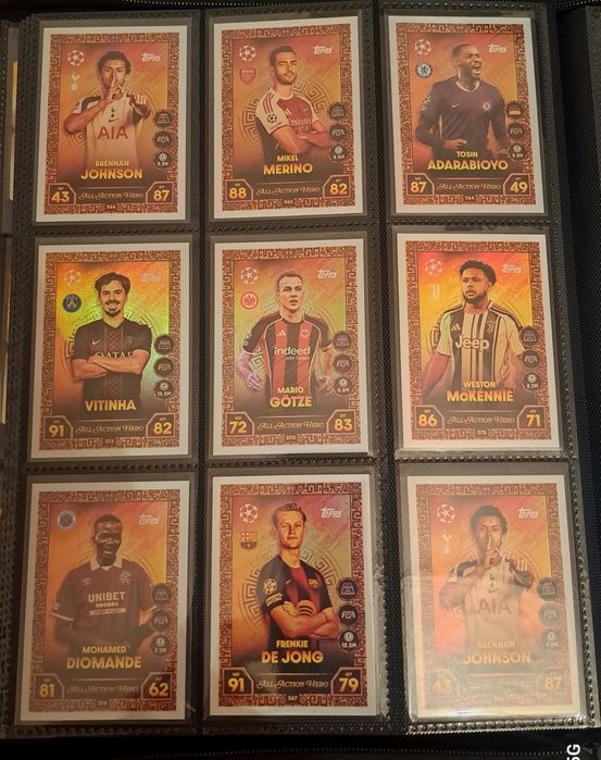 Cartas match attax 2026