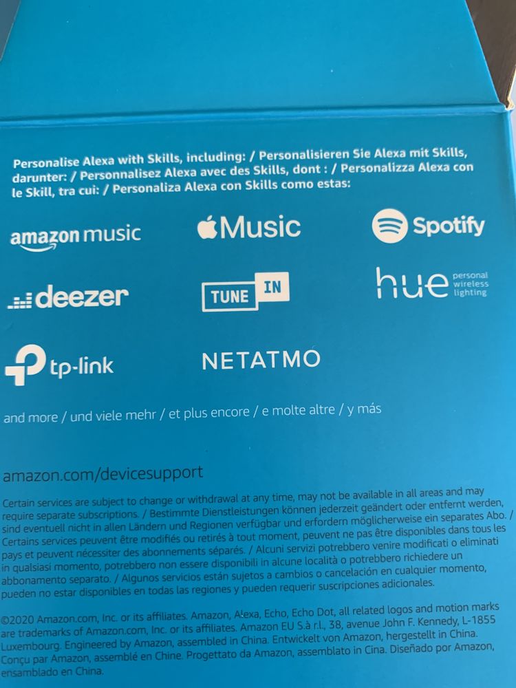 Alexa Amazon music echo dot