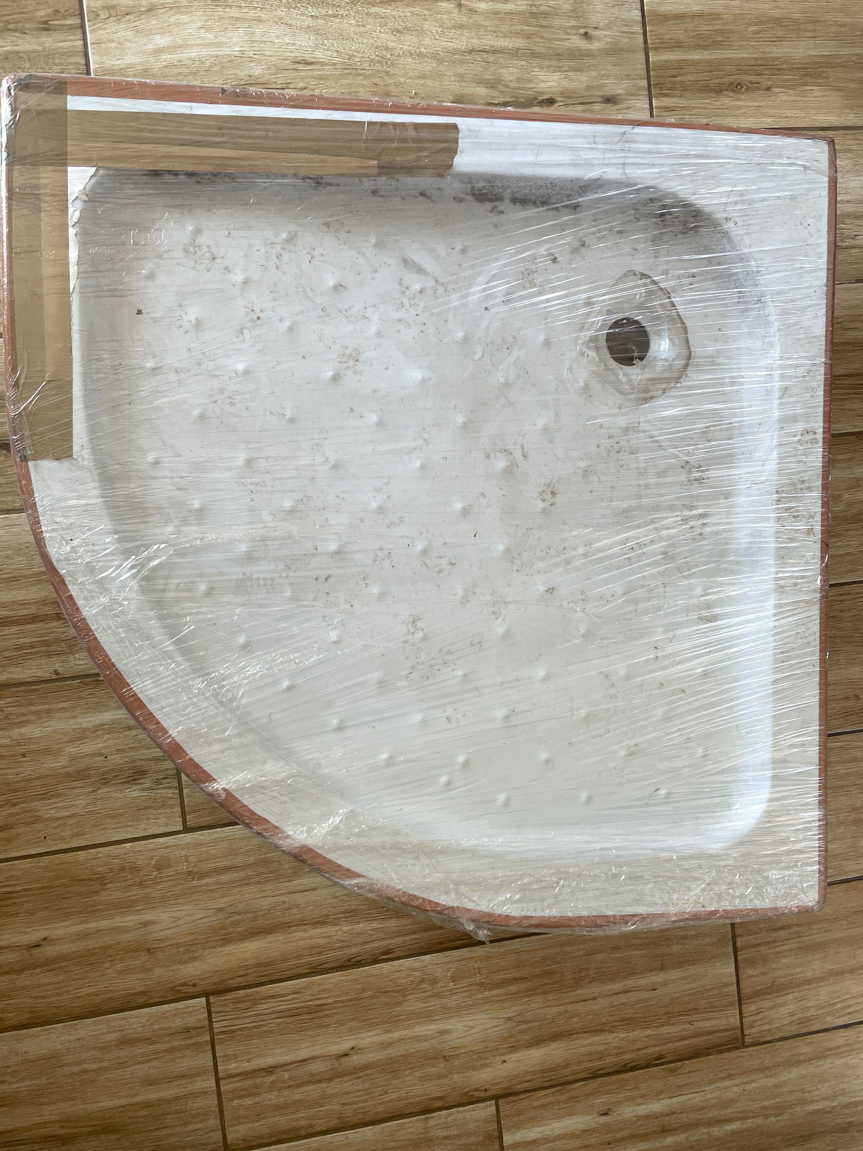 Brodzik 80x80 półokrągły