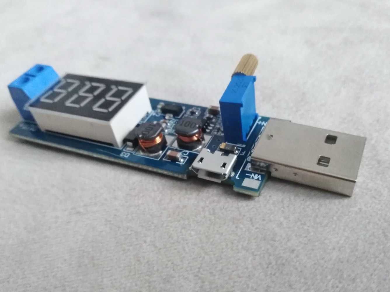 USB DC-DC перетворювач HW-132 на різні напруги.