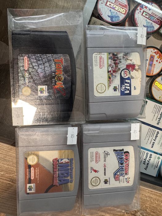 Gry nintnedo  turok fifa nba 64  4gry
