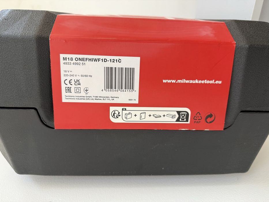 Milwaukee M18 ONEFHIWF1D-0C Аккумуляторный гайковерт с кейсом